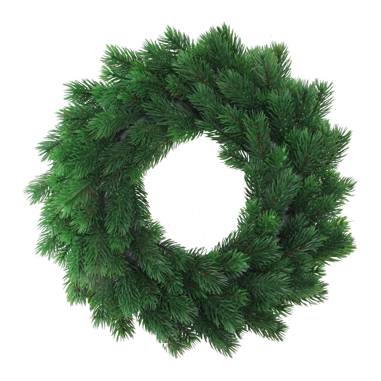 Northlight Real Touch™️ Lush Pine Artificial Christmas Wreath - 16" - Unlit